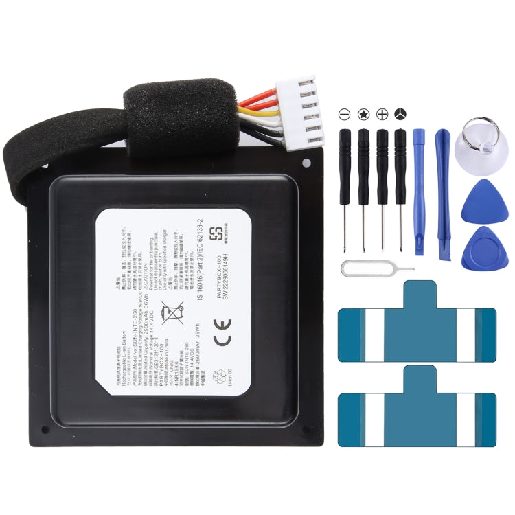 Batteria sostitutiva da 2500 mAh per JBL PartyBox 100 SUN-INTE-260, For JBL PartyBox 100 Batteria sostitutiva da 2500 mAh per JBL PartyBox 100 SUN-INTE-260, For JBL PartyBox 100